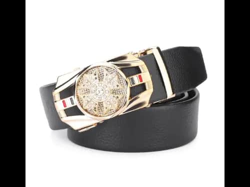 Men Slim Belt with Autolock Closure