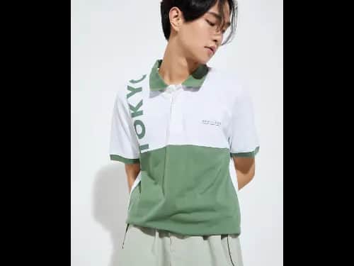 URB_N Men Colourblocked Polo T-Shirt