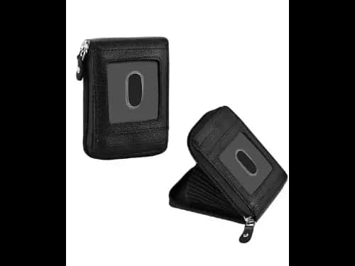 Leather Card Holder Black