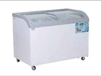 ABANS 358L Curved Glass Top Freezer