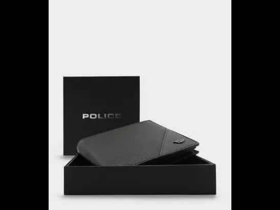 Bi-Fold Wallet with Metal Accent
