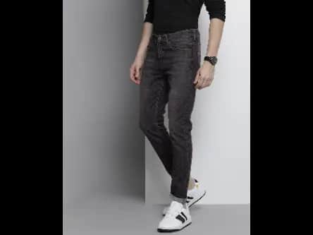 Lightly Washed Slim Fit Jeans