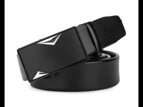 Men Slim Belt with Auto-Lock Closure