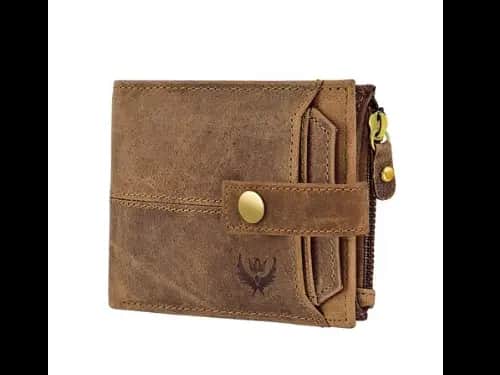 Genuine Leather Bi-Fold Wallet