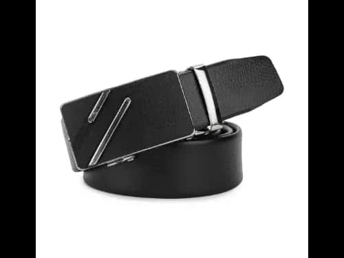 Men Slim Belt with Auto-Lock Closure