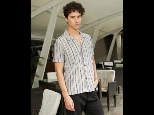 Men Striped Regular Fit Shirt