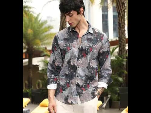 Men Graphic Regular Fit Shirt