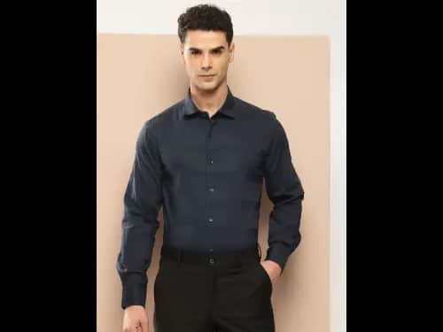 Horizontal Stripes Formal Shirt