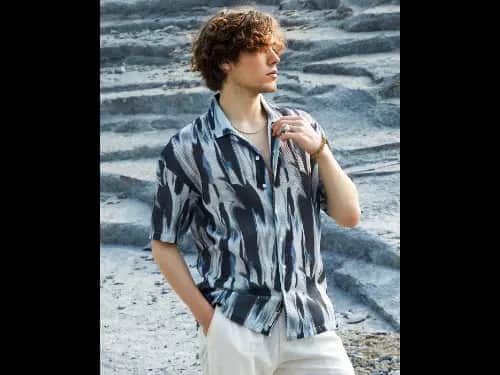 Men Graphic Oversized Fit Shirt