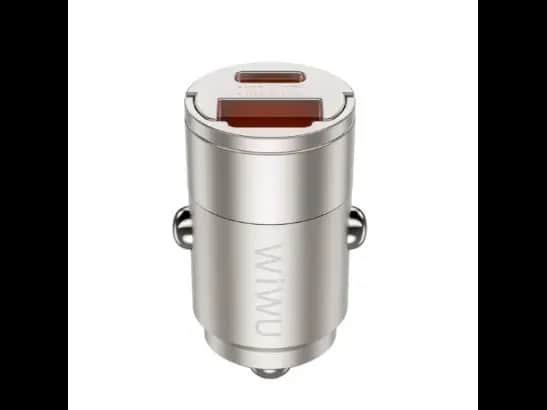 Wiwu WI-QC028 Nano 30W Fast Car Charger Titanium with 3 Month Warranty