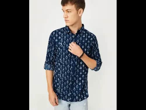 Men Regular Fit Short Kurta