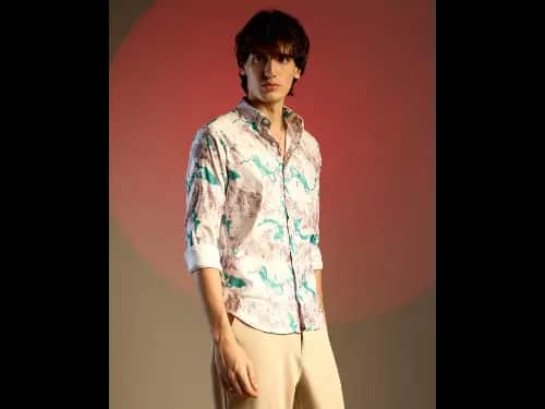 Mens Graphic Regular Fit Shirt