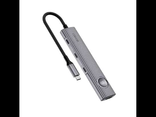 Wiwu WI-HB001 Traveling Series 8 In 1 Docking Station with 6 Month Warranty