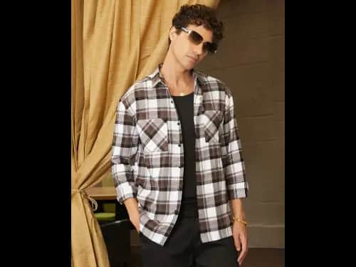 Men Checks Regular Fit Shirt