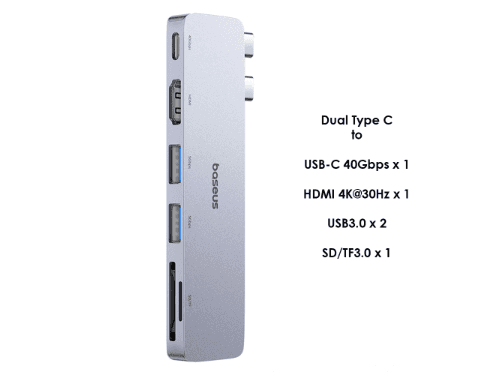 Baseus UltraJoy Series 6-Port HUB - B00052802811-04