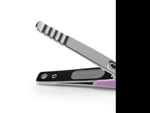 BASICARE TOENAIL CLIPPER -STRAIGHT BLADES WITH LASER FILE & CATCHER