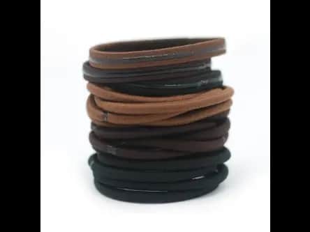 Elastic snag free 18 pcs