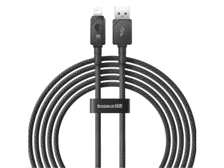 Baseus Unbreakable Series 2 Meter 2.4A USB to Lightning Fast Charging Data Cable -  P10355802111-01