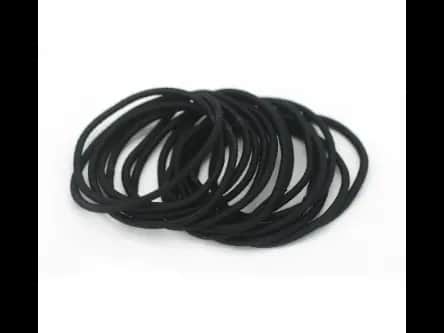 Elastic black 48pcs