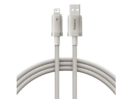 Baseus Titanium Alloy 1 Meter USB to Lightning 2.4A Fast Charging Cable - P10378102G21-01