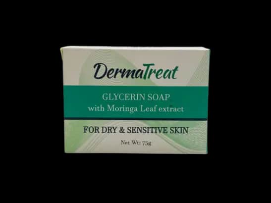 DermaTreat Glycerin Soap with Moringa Leaf extract