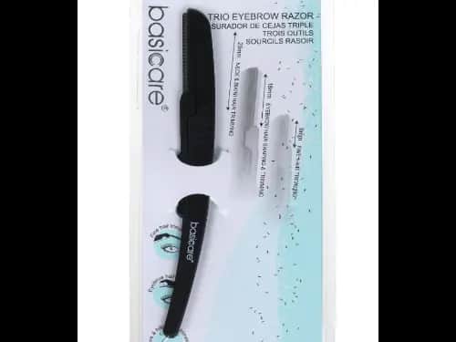 BASICARE TRIO EYEBROW RAZOR