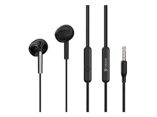 Celebrat G28 Wired Earphones - Black / White