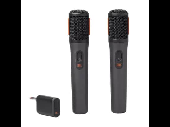 JBL Wireless Mic Set – Wireless Two Microphone System (Duo) -  Black