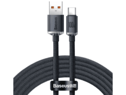 Baseus Crystal Shine Series 1.2 Meter 100W USB to Type-C Data Cable -  CAJY000401