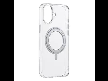 Baseus Iphone 16 SkyRing Series 360 Magnetic Phone Case with Stand – Clear - P6016100A201-00
