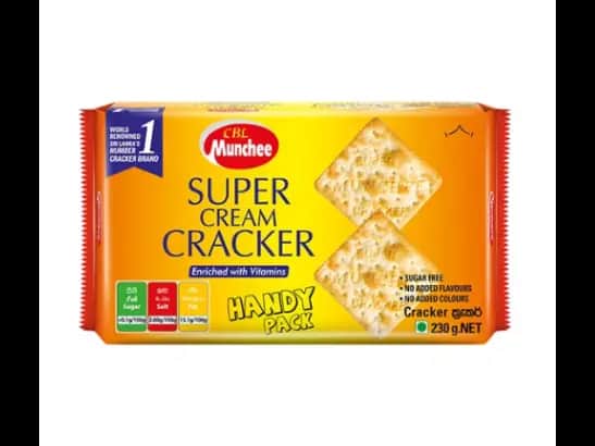 Munchee Super Cream Cracker Biscuit Handy Pack 230g