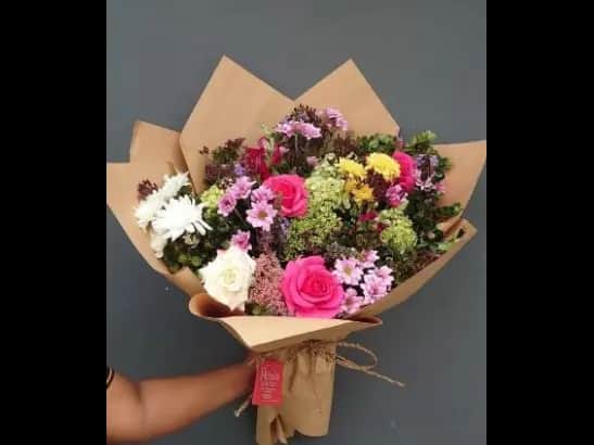 Birthday Girl Flower Bunch