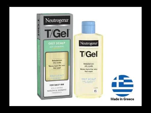 Neutrogena T/Gel Anti-Dandruff Oily Scalp Shampoo 250ml - GREECE