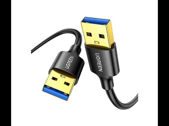 Ugreen USB-A 3.0 Male to Male Cable 2m (Black) – 10371