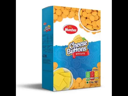 Munchee Biscuit Cheese Button 170G