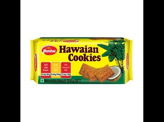 Munchee Biscuit Hawaian Cookies 100G