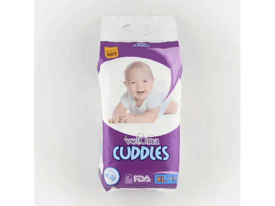 Velona Cuddles Baby Diaper Extra Large 4Pcs
