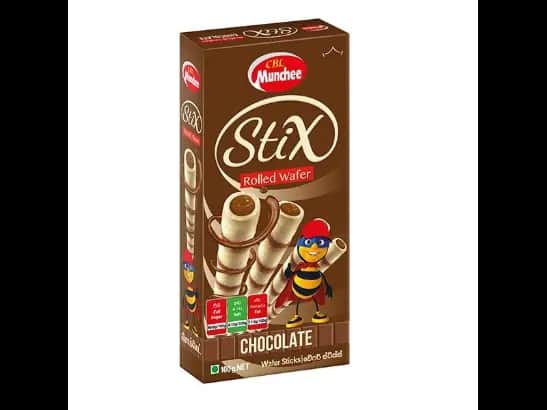 Munchee Stix Rolled Wafer Chocolate 55g