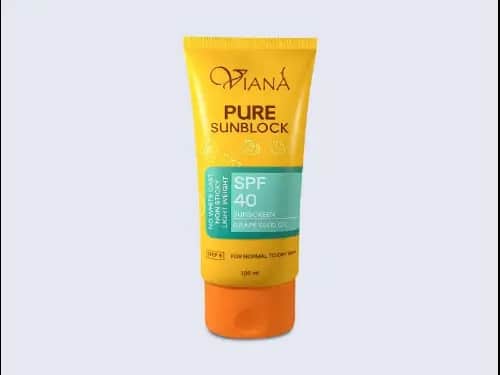 Viana Pure Sunblock – SPF 40 – Normal to Dry Skin - 100ml