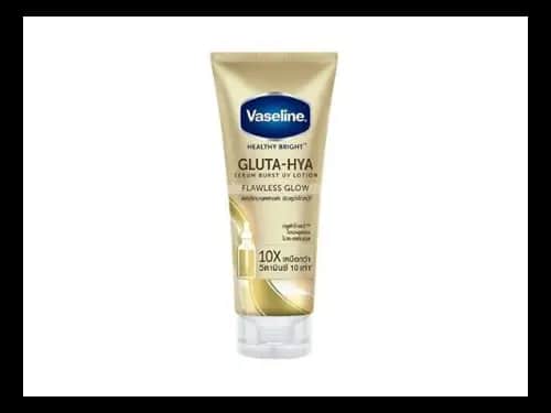 Vaseline Gluta-Hya Flawless Glow Serum Burst UV Lotion 300ml - THAILAND