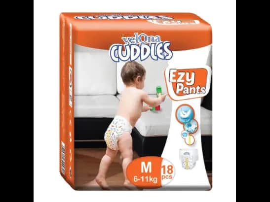 Velona Cuddles Ezy Pants Size M 18 Pcs Pack