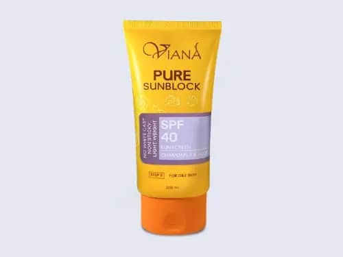 Viana Pure Sunblock – SPF 40 – Oily Skin -  100ml