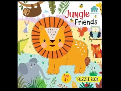 PUZZLE BOOK - JUNGLE FRIENDS
