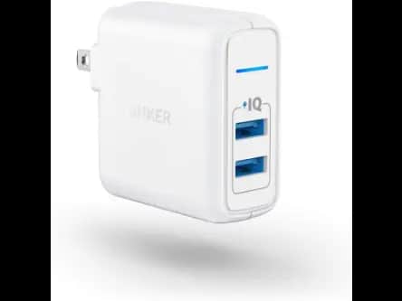 Anker 24W 2 Port USB Wall Charger