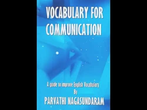 VOCABULARY FOR COMMUNICATION