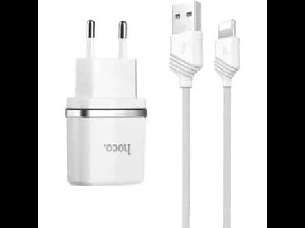 C12 2.4a Dual Usb Lightning Cable Charger Set