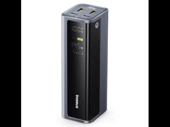 Baseus EnerGeek GP12 Fast Charging Power Bank with Digital Display 20800mAh 145W Space Grey - P10082109813-00