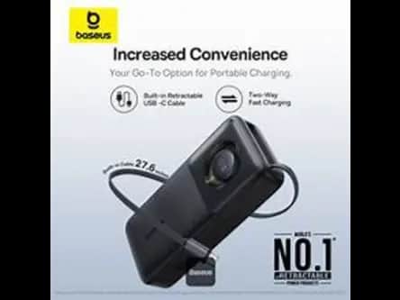 BASEUS FREE 2 PULL 20000mAh POWER BANK 65W
