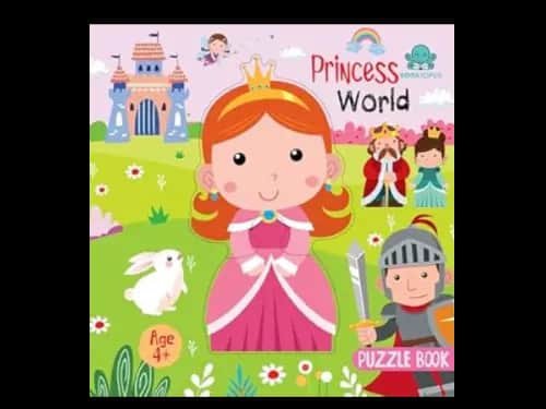 PUZZLE BOOK - PRINCESS WORLD