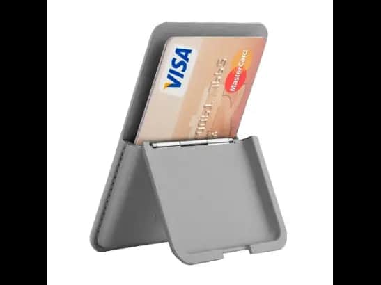 Wiwu Mag Wallet MW-001 PU Leather Phone Back Card Kickstand Magnetic Card Holder